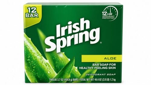 12 Irish Spring Deodorant ALOE Bar Soap ORIGINAL ALOE 3.7 Oz Each - RARE