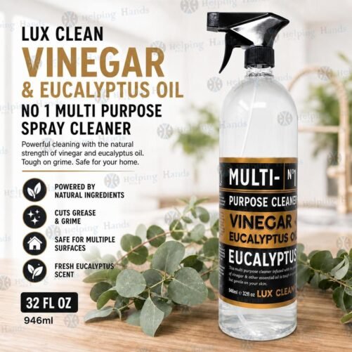 Lux Clean Vinegar & Eucalyptus Oil No 1 Multi Purpose Spray Cleaner 32 fl oz