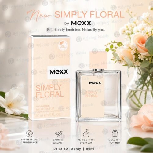 New Simply Floral by Mexx for Women - 1.6 oz EDT Spray Eau De Toilette 50ml