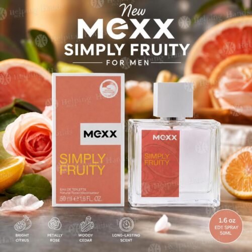 New Simply Fruity by Mexx for Men - 1.6 oz EDT Spray Eau De Toilette 50ml