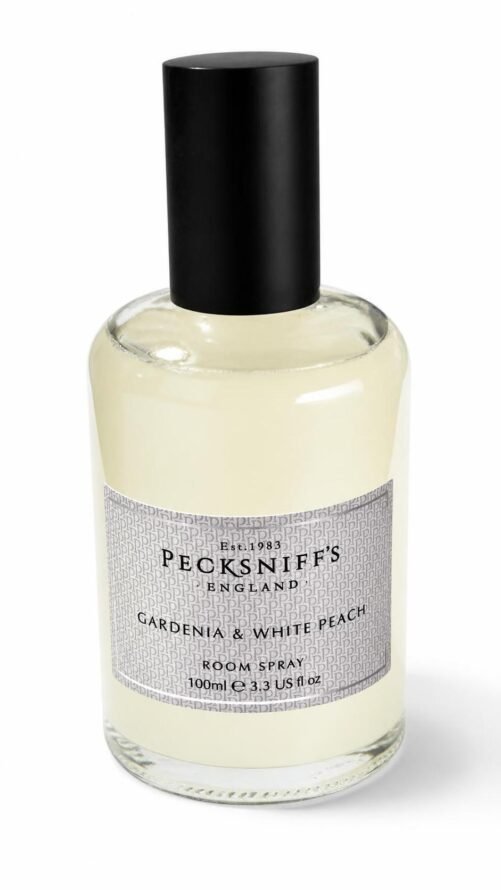 New PECKSNIFF’S ENGLAND Gardenia & White Peach Room Spray 3.3 fl oz - RARE