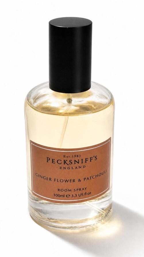 New PECKSNIFF’S ENGLAND Ginger Flower & Patchouli Room Spray 3.3 fl oz