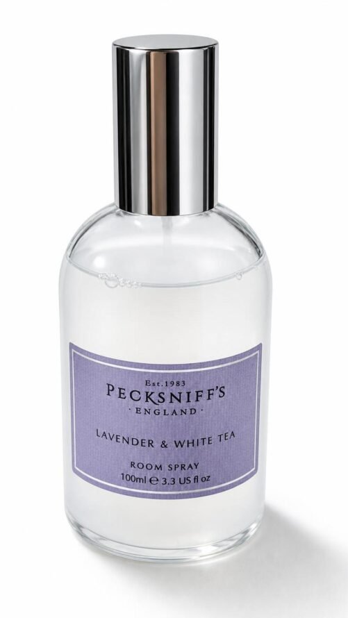 New PECKSNIFF’S ENGLAND Lavender & White Tea Room Spray 3.3 fl oz - RARE