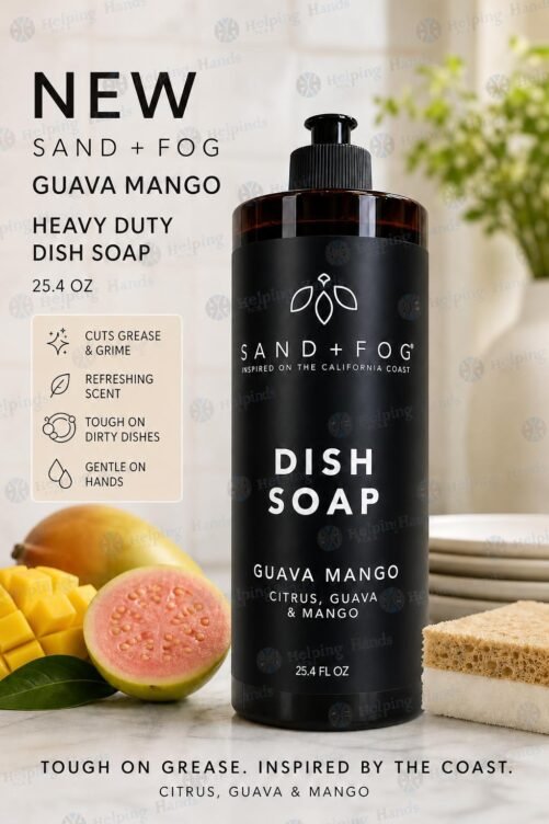 New Sand + Fog - Guava Mango - Heavy Duty Dish Soap 25.4 oz