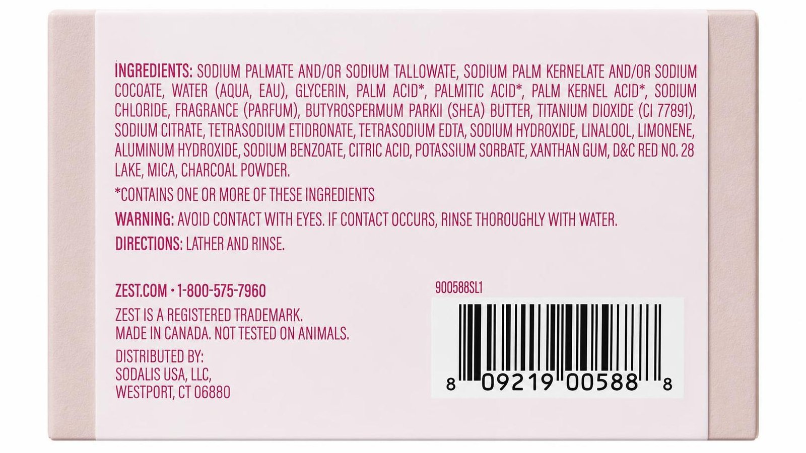 New 8 Bars Zest Blush Orchid Almond Long-Lasting Moisturizing Bar Soap 3.5oz Ea - Image 3
